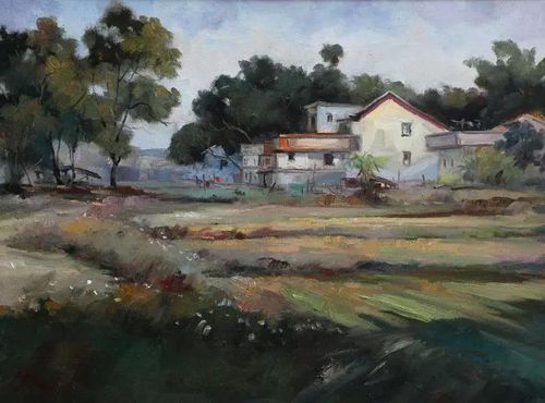 《田野邊的房子》60×80cm.jpg